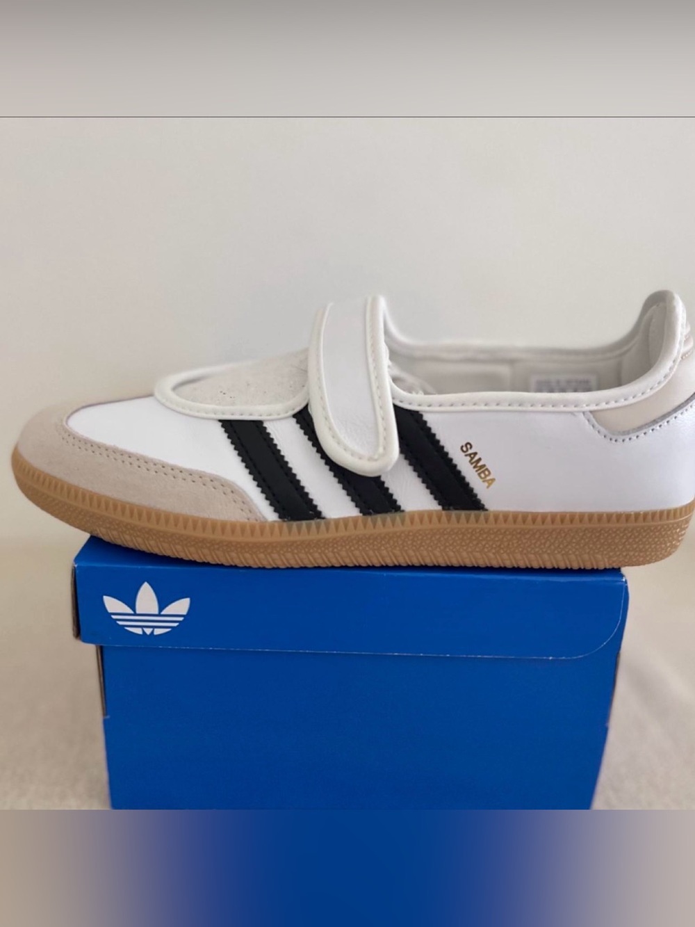 Size 7.5 - Adidas Samba Jane White Black Gum JR1402 Women’s BRAND NEW Fast Ship